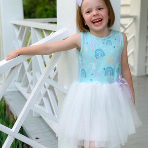 Pete and Lucy Rainbow Tutu Dress